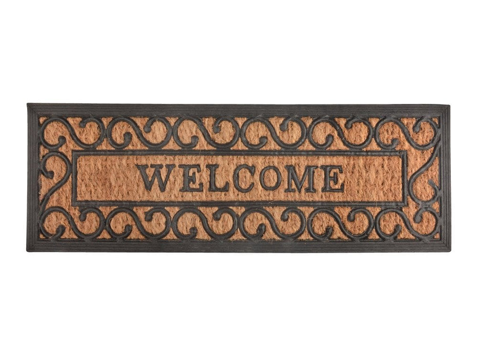 Welcome - Rubber & Coir Doormat