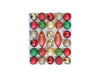 Red, Green and Gold shatterproof Bauble - 28 piece set