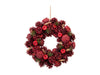 Red Pinecone & Apple Wreath