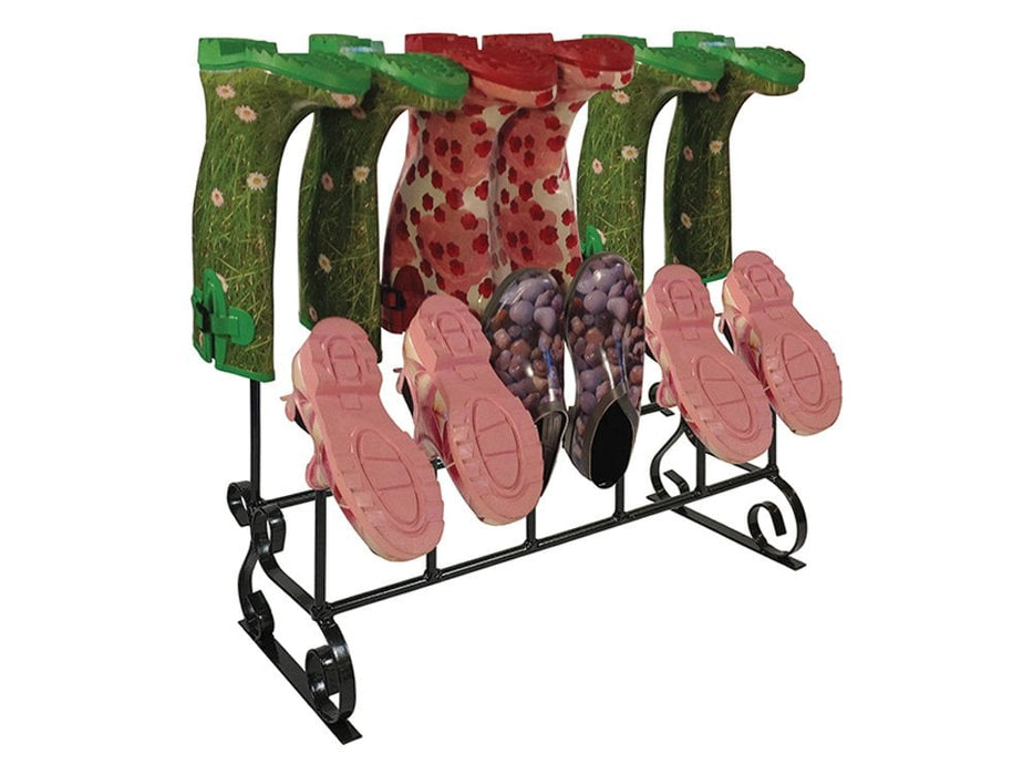 Wellington Boot and Walking Boot Stand - 6 Pair