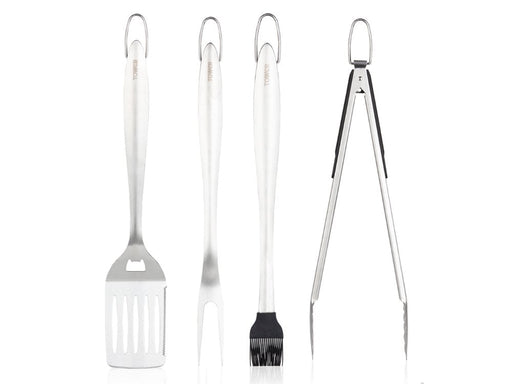 Four-Piece Stainless Steel BBQ Tool Set