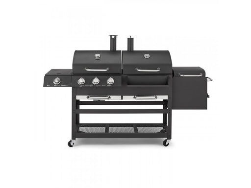 Ignite Multi XL Grill with Gas/Charcoal/Smoker/Side Burner