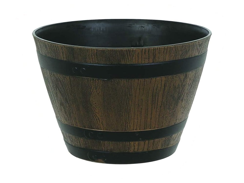 Wood Effect Barrel (38cm Diameter)